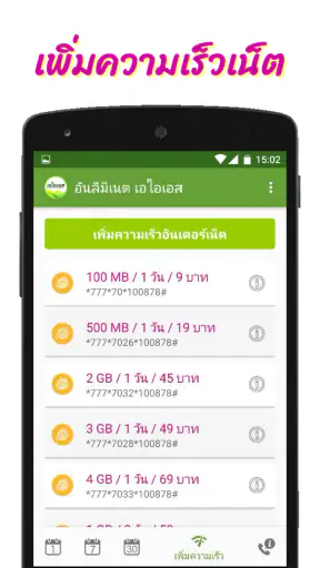 โปรเน็ต 4 ค่าย