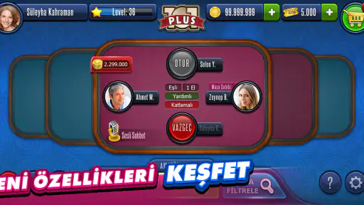 101 Yüzbir Okey Plus