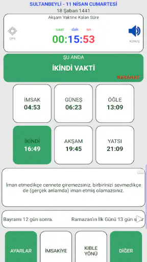 5 Vakit Namaz - Ezan Vakti