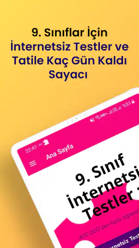 9.Sınıf Tüm Ders İnternetsiz