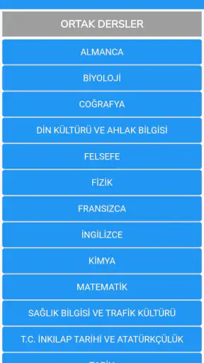 Açık Tercih Açık Lise Test Çöz