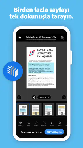 Adobe Scan: Belge Tarama