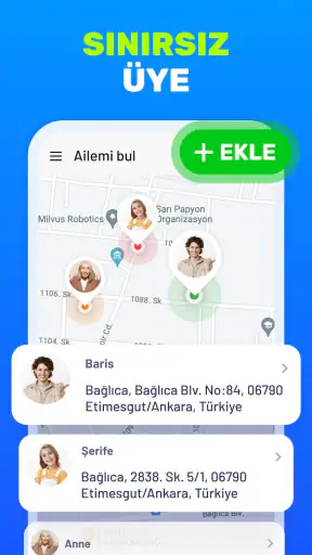 Aile Takipçisi: Telefon Bul