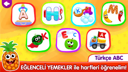 Alfabe eğitici çocuk oyunları!