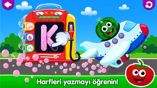 Alfabe eğitici çocuk oyunları!
