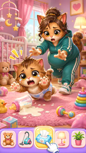 Anne ve kedi bakımı