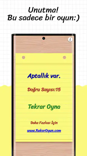 Aptallık Testi