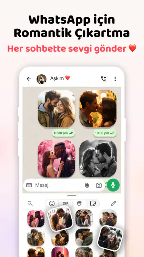 Aşk Çıkartmaları WASticker