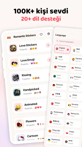 Aşk Çıkartmaları WASticker