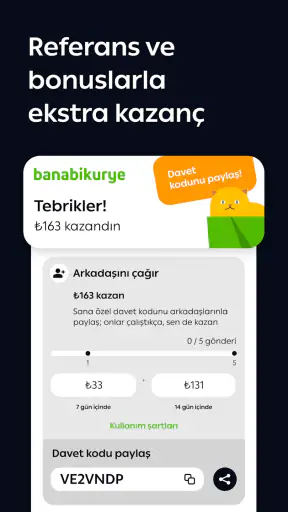 Banabikurye: Kurye Uygulaması