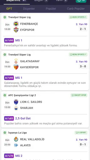 Yapay Zeka İddaa Tahminleri