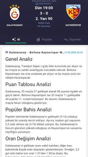 Yapay Zeka İddaa Tahminleri