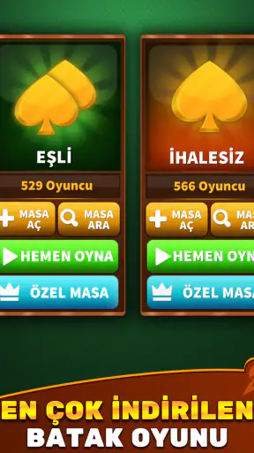 Batak Online HD - Canlı Batak