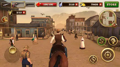 Batı silahşör West Gunfighter
