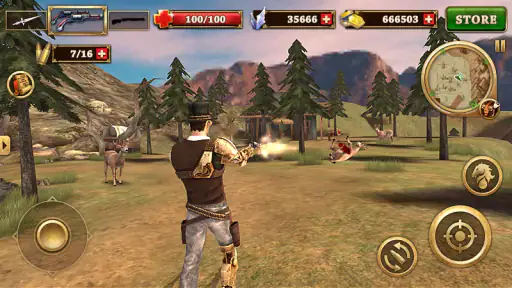 Batı silahşör West Gunfighter
