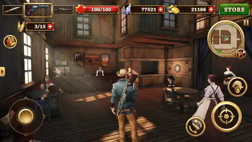 Batı silahşör West Gunfighter