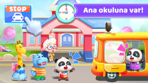 Bebek Panda'nın Okul Otobüsü
