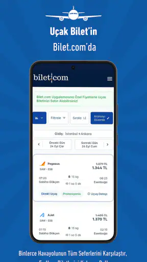 Bilet.com: Uçak Otobüs Feribot