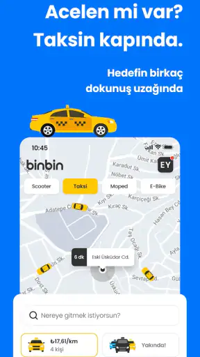 BinBin: Taksi & Scooter