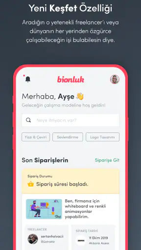 Bionluk - Yetenekli Freelancer