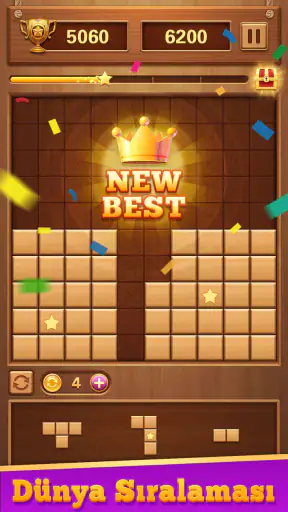 Blok Bulmaca Ahşap Blast
