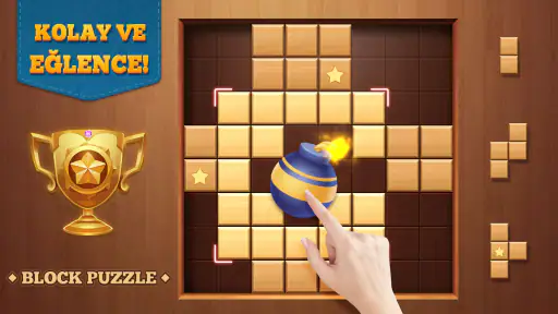Blok Bulmaca Ahşap Blast