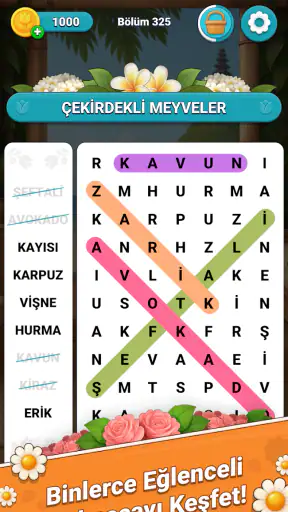 Blossom Word: Kelime Arama