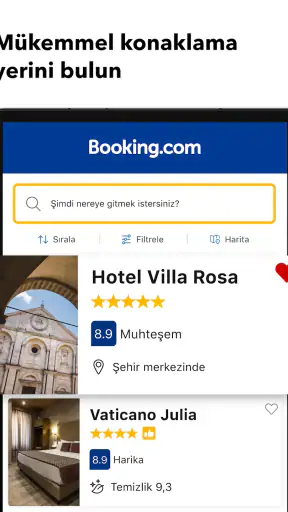Booking.com Otel Rezervasyonu