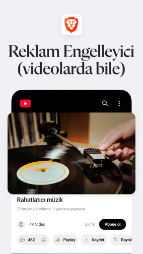 Brave Hızlı Web Tarayıcı, VPN