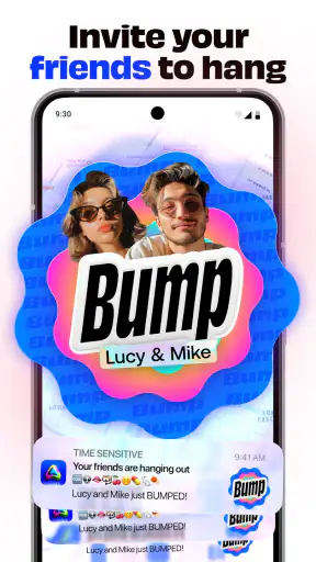 Bump - arkadaş haritası