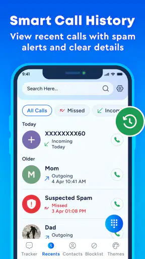 CallFilter: ID çağri Numaralar