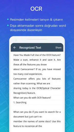 CamScanner - pdf için tarayıcı