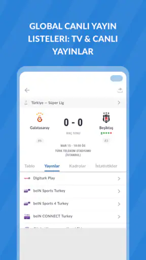 Canlı Futbol TV: Canlı Skorlar