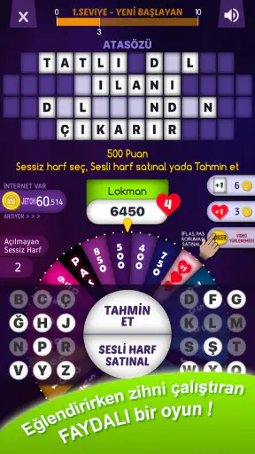 Çarkıfelek Mobil - Zarf Seç