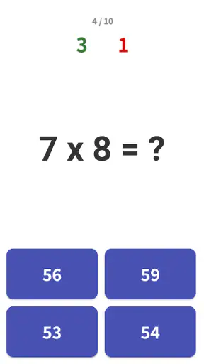 Çarpım tablosu Matematik oyunu