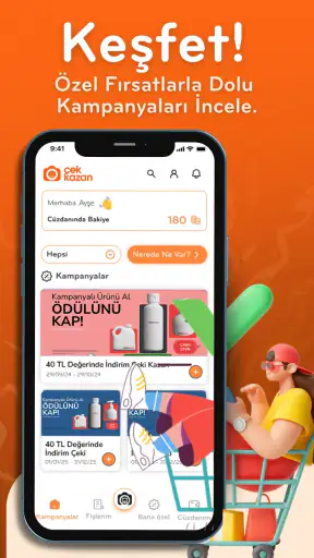 Çek Kazan: Alışveriş Yap Kazan