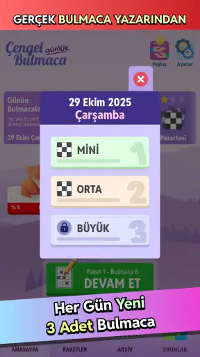 Çengel Bulmaca - Günlük