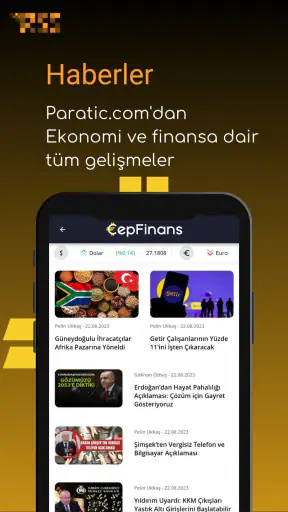 CepFinans: Döviz, Altın, Borsa