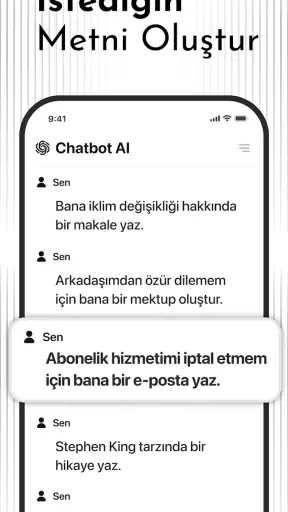 Chatbot AI: Türkçe Yapay Zeka