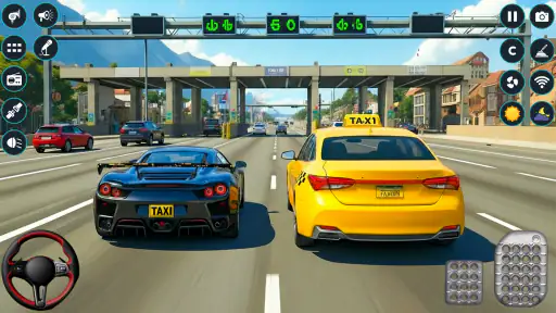 City Taxi Driving Car Games 3D