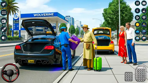 City Taxi Driving Car Games 3D