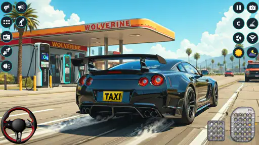 City Taxi Driving Car Games 3D