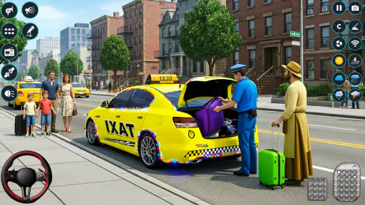 City Taxi Driving Car Games 3D