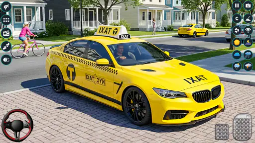 City Taxi Driving Car Games 3D