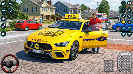 City Taxi Driving Car Games 3D