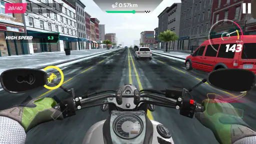 City Traffic Moto Racing