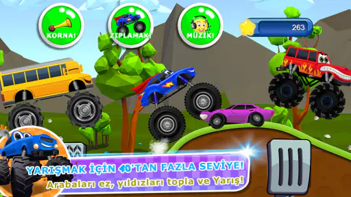 Çocuk Canavar Kamyon Oyunu 2