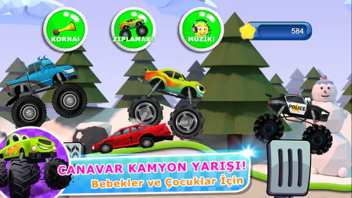Çocuk Canavar Kamyon Oyunu 2