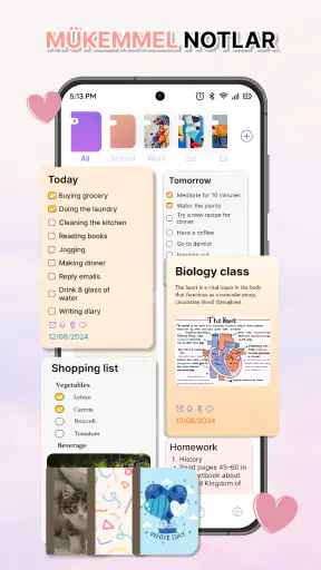Cute Notes: Defter ve Düzenle