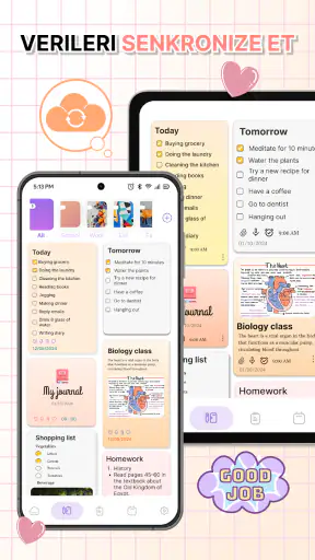 Cute Notes: Defter ve Düzenle